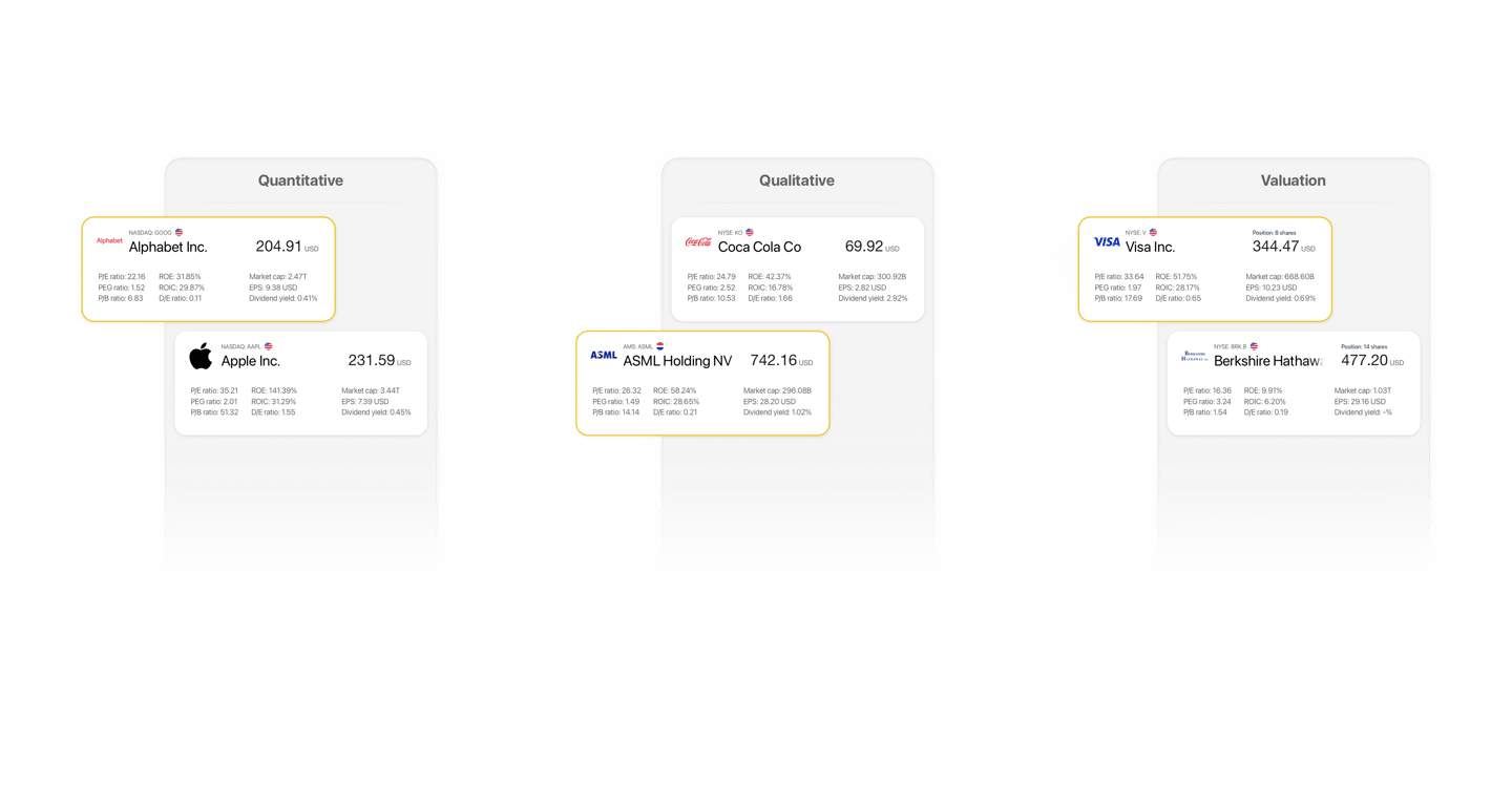 Stock investing workflow pipeline