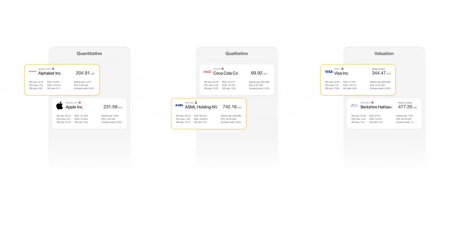 Stock investing workflow pipeline